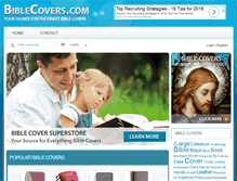 Tablet Screenshot of biblecovers.com